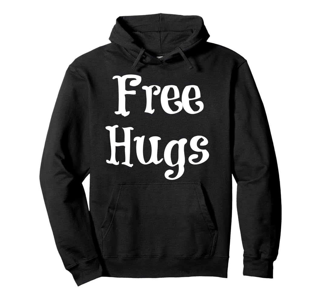 Amazon.com: Free Hugs Sweat Shirt with Hoodie Pullover